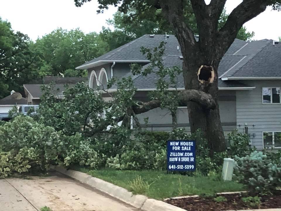 Storm damage